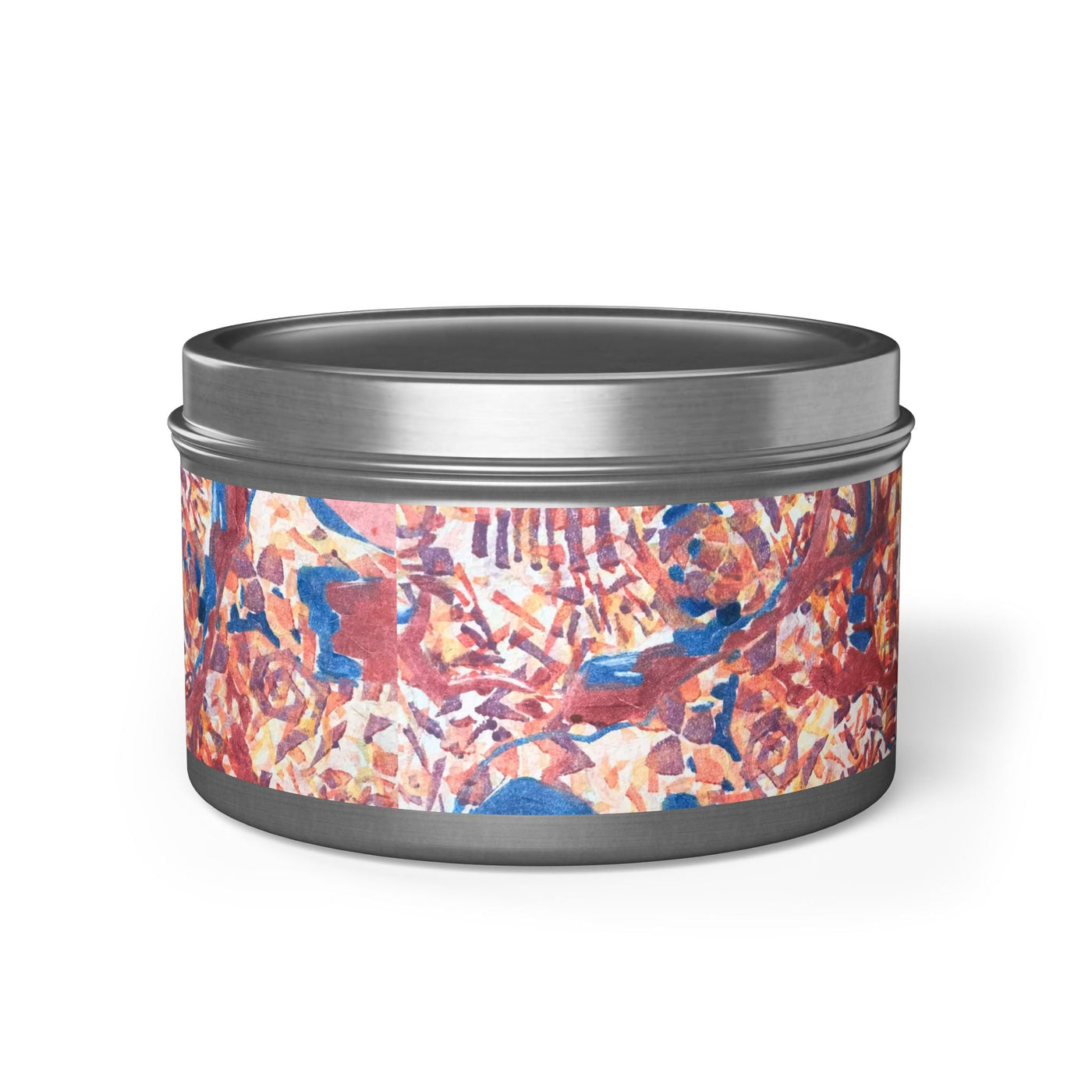 Barbara Cleary Abstract Fusion Soy Tin Candle, 8 oz