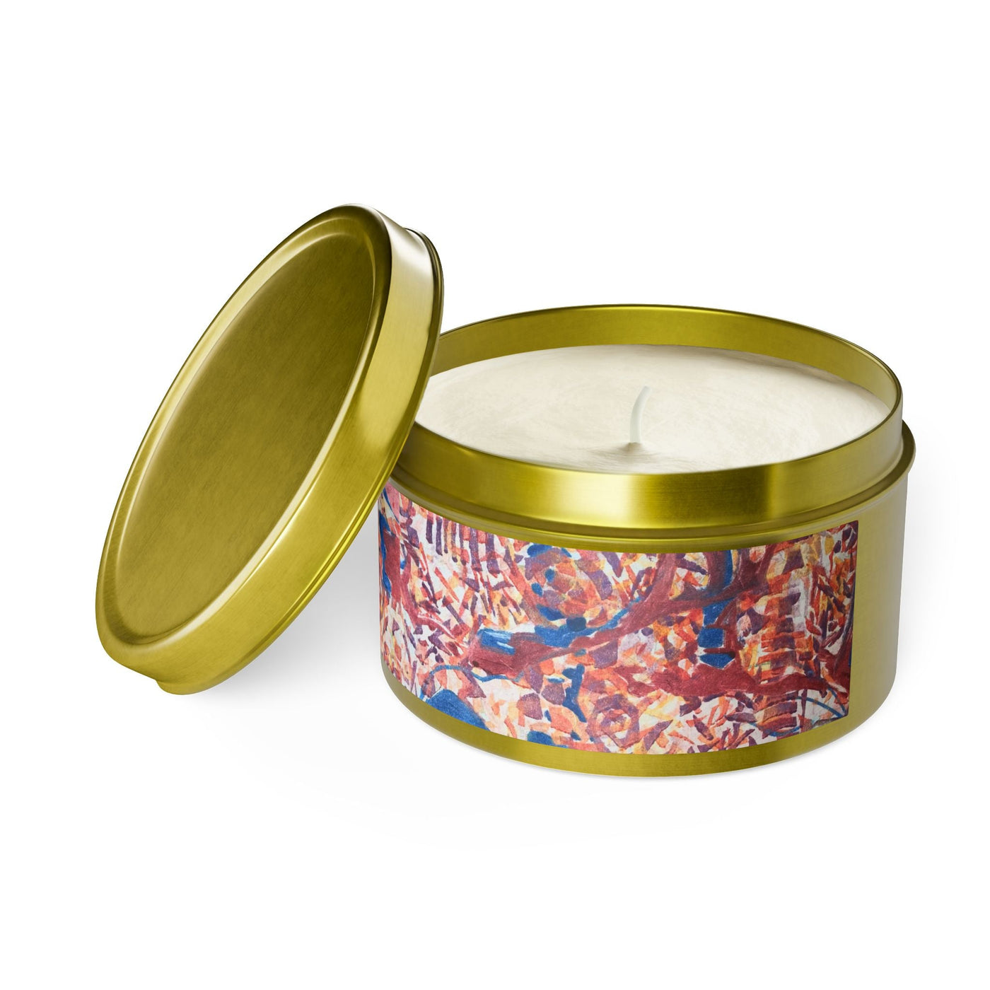 Barbara Cleary Abstract Fusion Soy Tin Candle, 8 oz