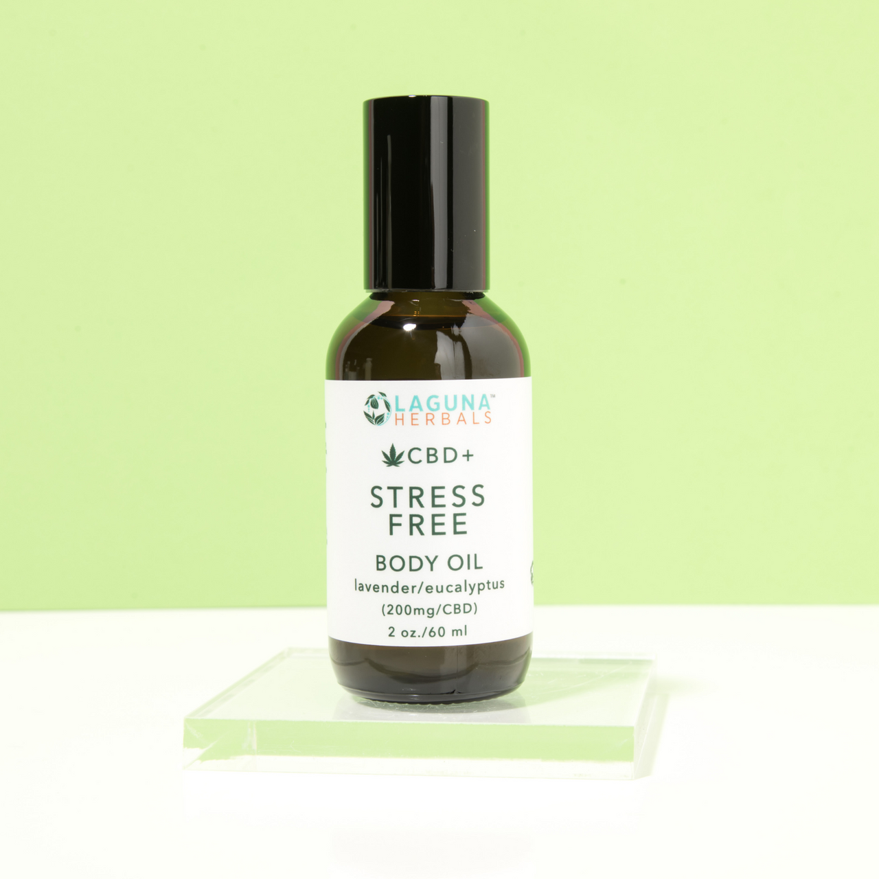 Laguna Herbals Stress Free CBD Body Oil, 2 oz