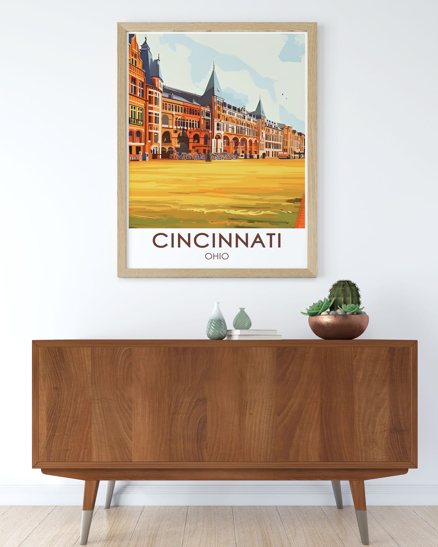 Cincinnati Music Hall Travel Art Print