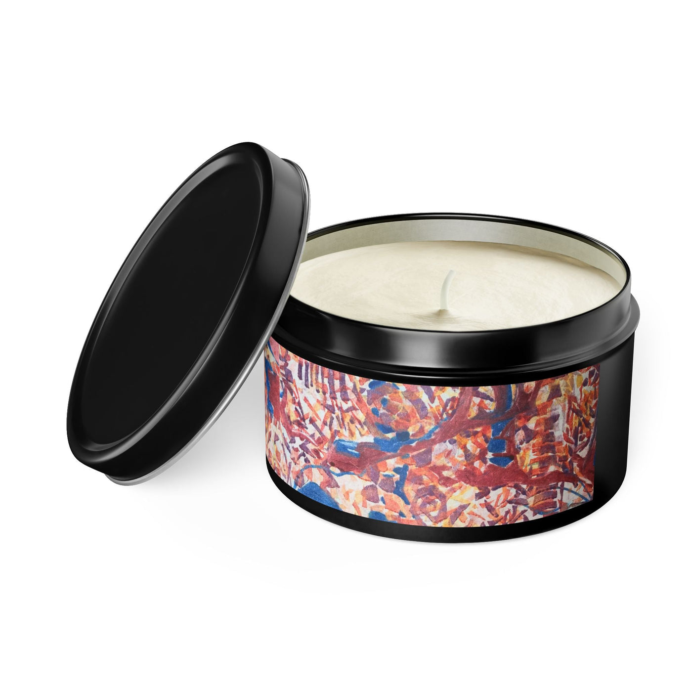 Barbara Cleary Abstract Fusion Soy Tin Candle, 8 oz
