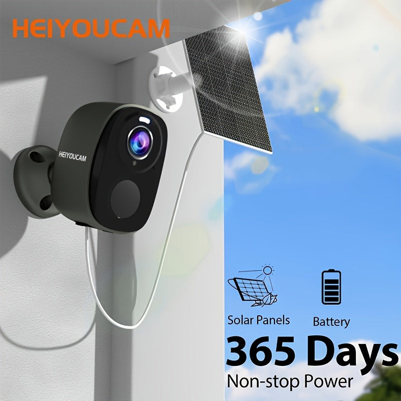 Wireless Solar Security Cameras, 3MP, Set of 2