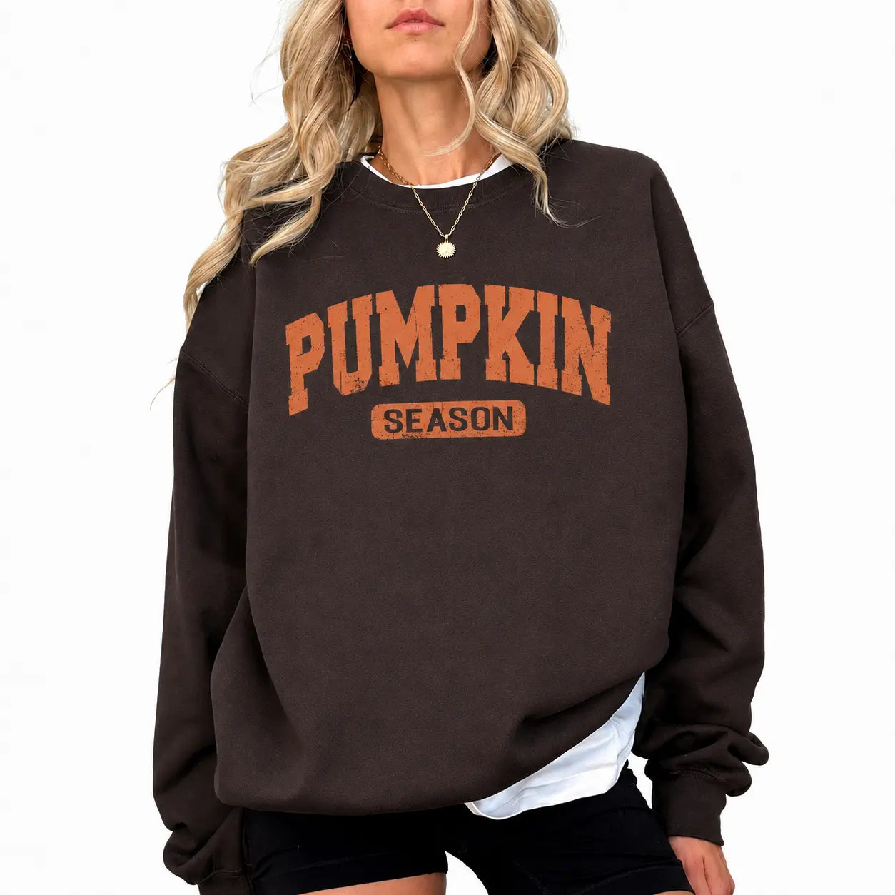 Retro Pumpkin Season Sweatshirt, Cute Fall Pullover, Cozy Thanksgiving Gift, Vintage Halloween Sweatshirt for Women, Spooky Season Outfit Fall Fashion