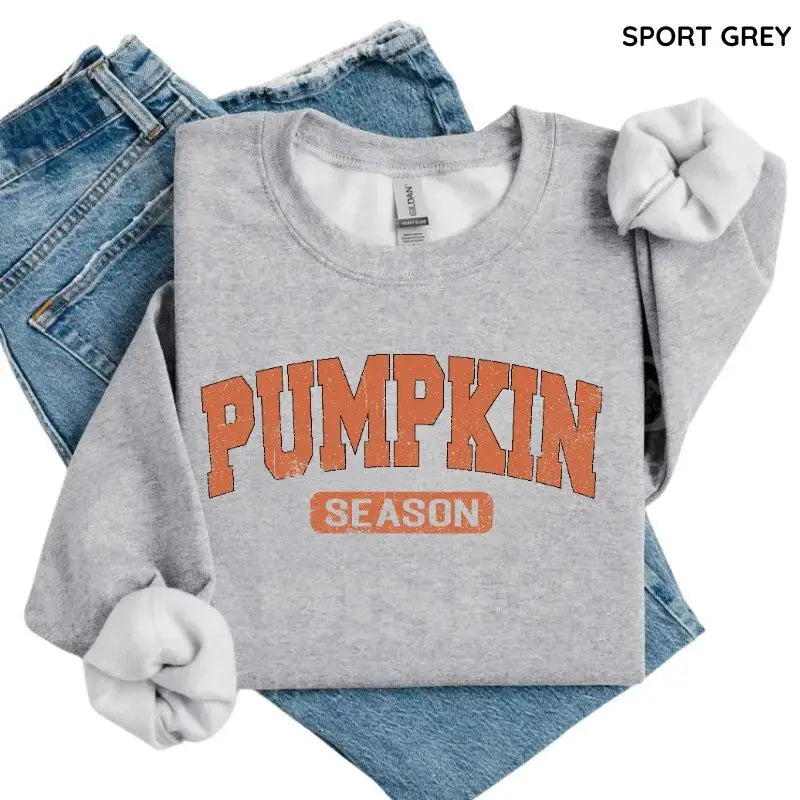 Retro Pumpkin Season Sweatshirt, Cute Fall Pullover, Cozy Thanksgiving Gift, Vintage Halloween Sweatshirt for Women, Spooky Season Outfit Fall Fashion