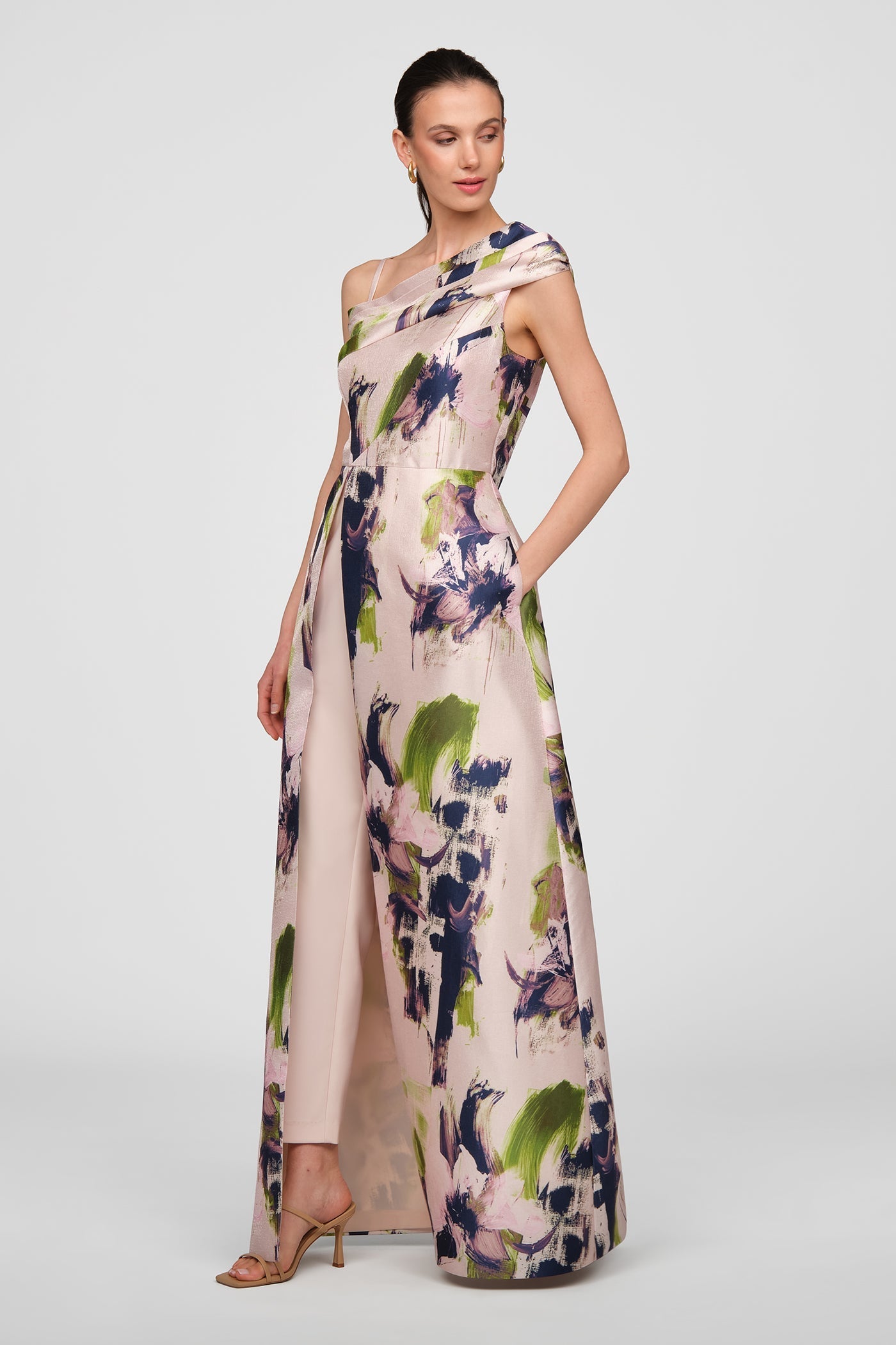 Kay Unger Whitely Walk-Through Jumpsuit 55416180
