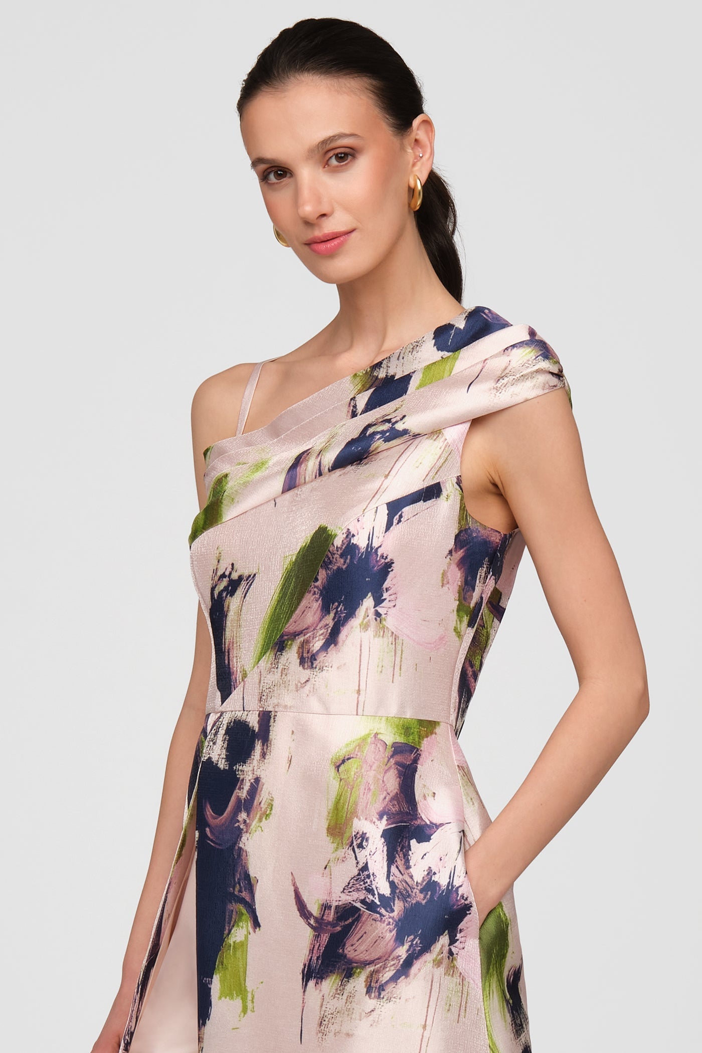 Kay Unger Whitely Walk-Through Jumpsuit 55416180