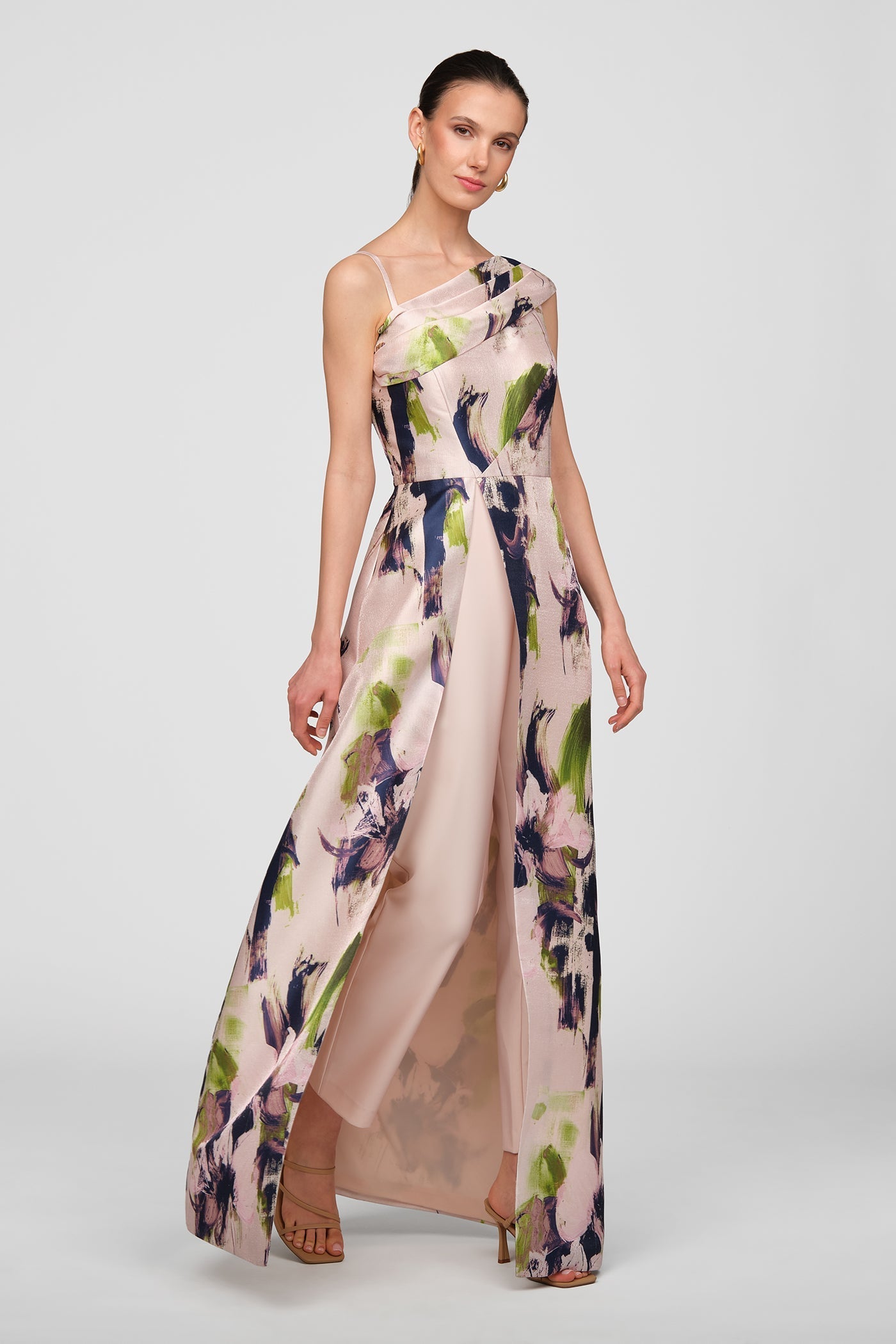 Kay Unger Whitely Walk-Through Jumpsuit 55416180