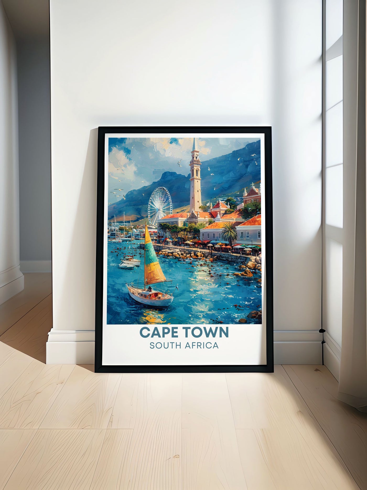 Cape Town Waterfront Travel Art Print