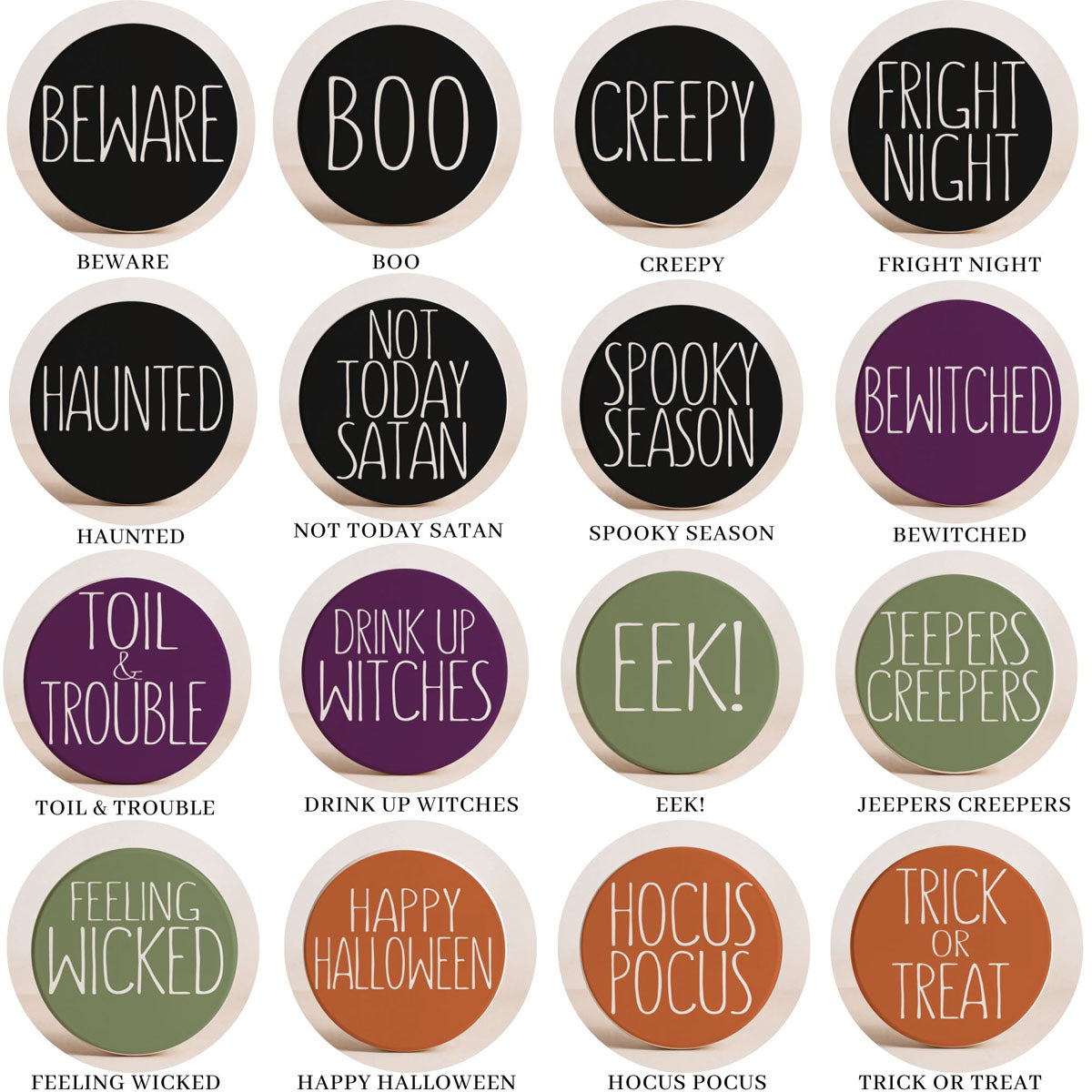 Halloween Drink Coasters