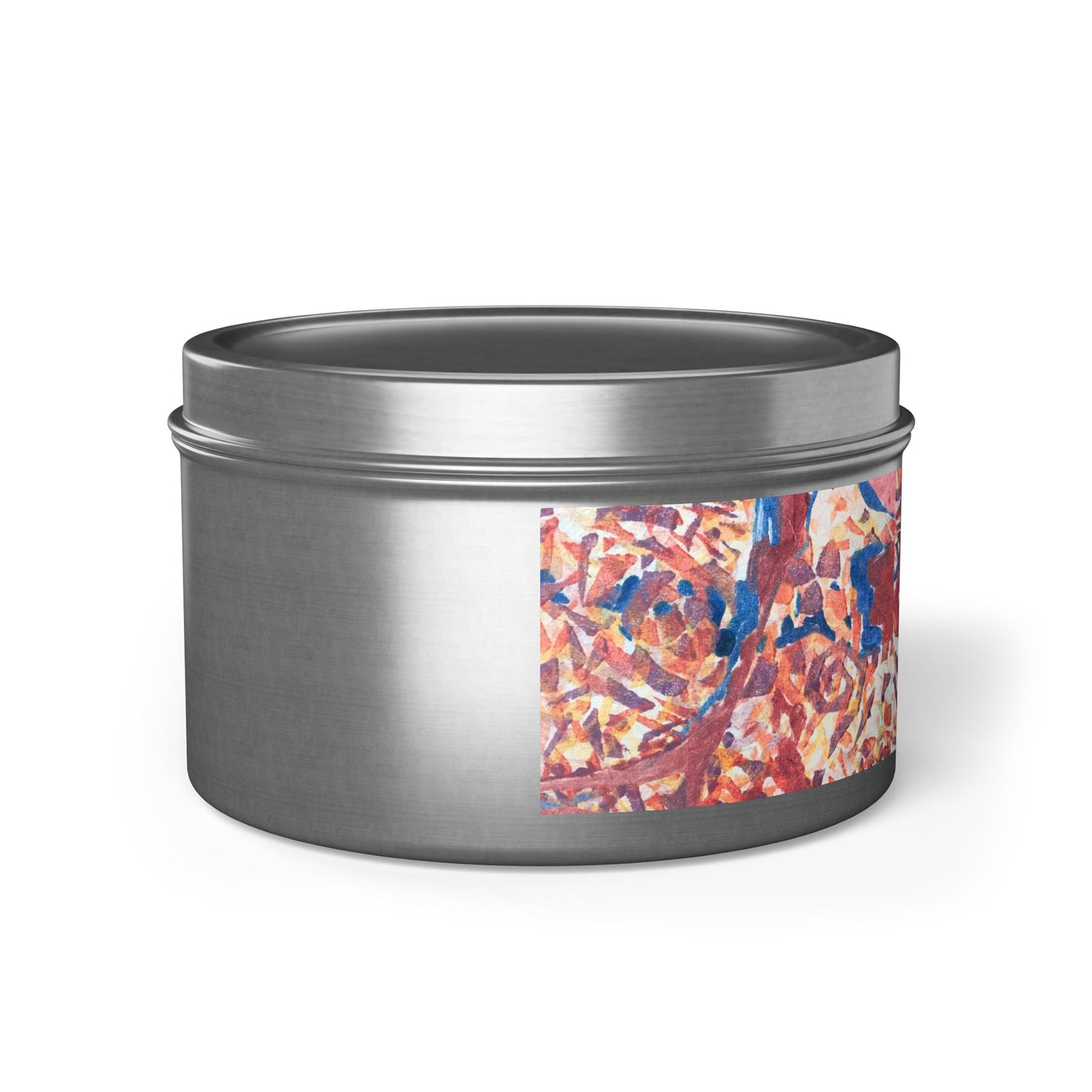 Barbara Cleary Abstract Fusion Soy Tin Candle, 8 oz