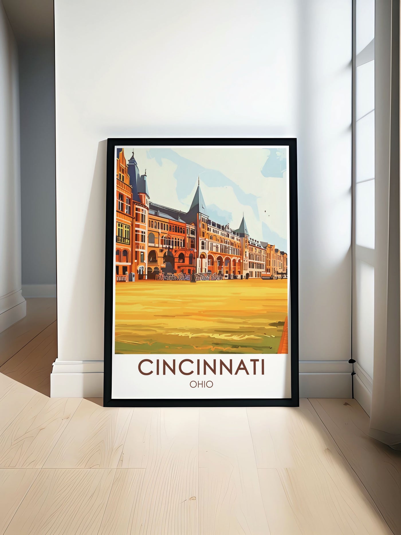 Cincinnati Music Hall Travel Art Print