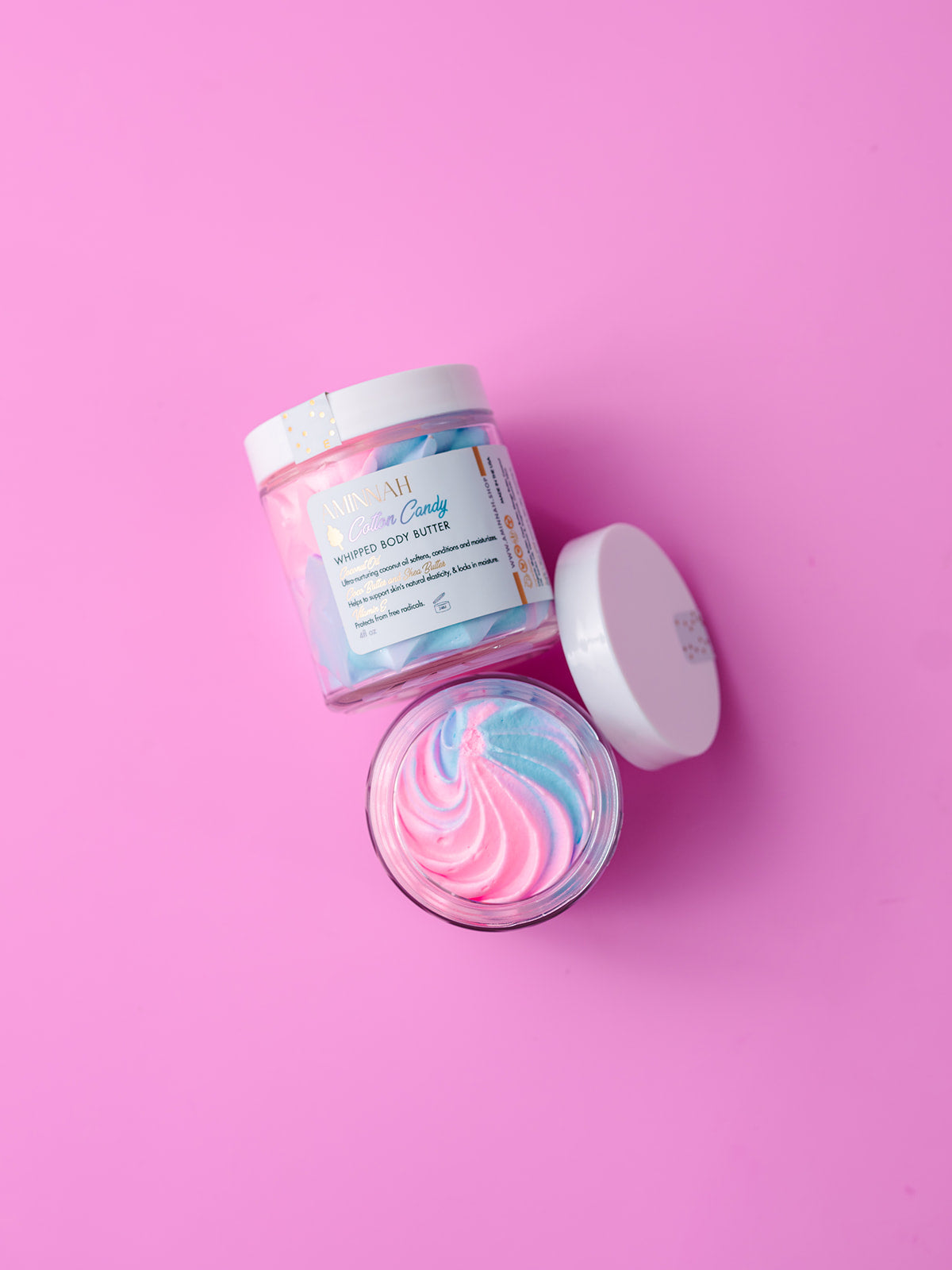 AMINNAH Cotton Candy Whipped Body Butter