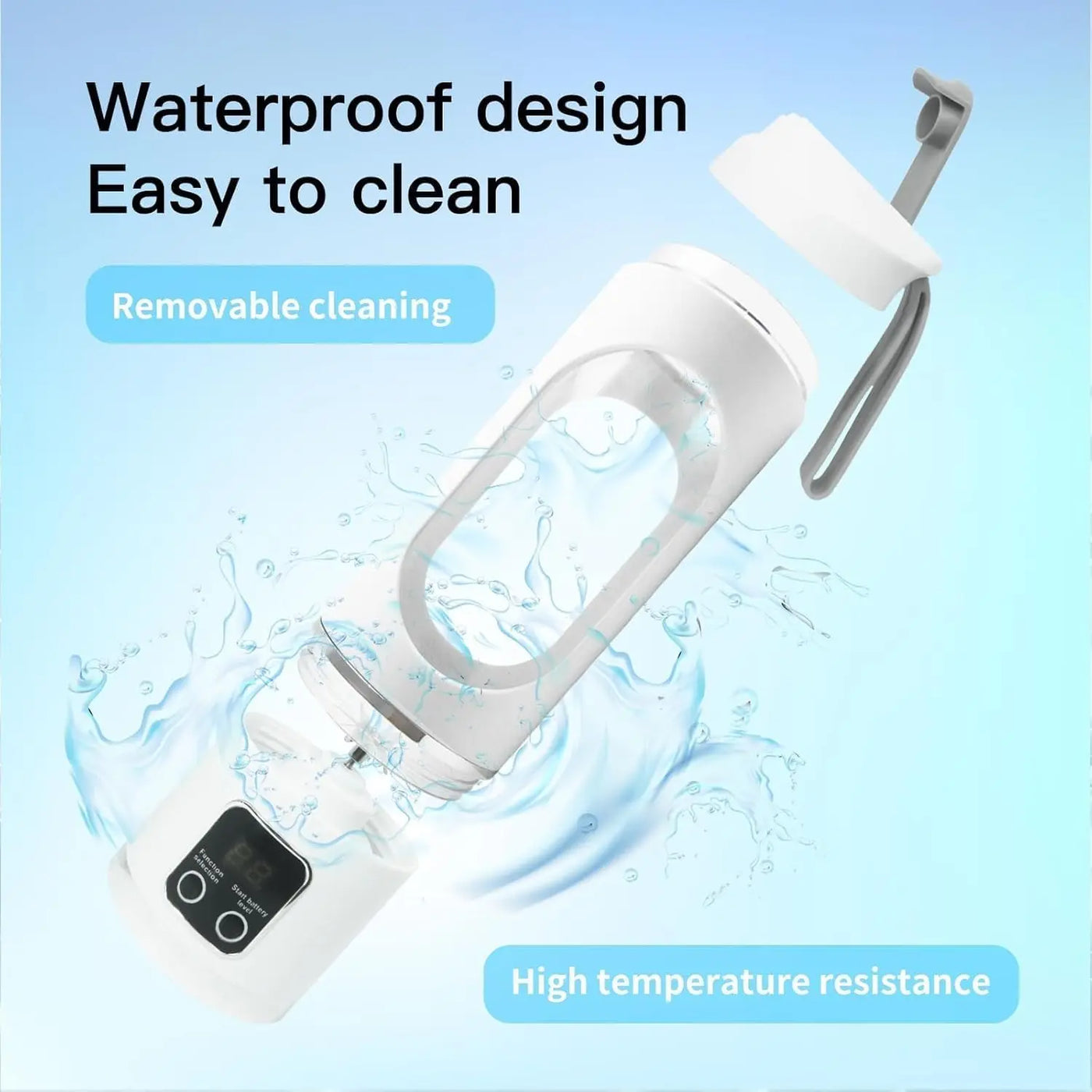Ultimate Portable Blender! USB Rechargeable & Compact for Smoothies On-The-Go - Perfect Travel, Back to School & Gym! Leak Proof Design, Makes Shakes & Baby Food Cup Juicer Rechargeable Mini Blender Vegetable