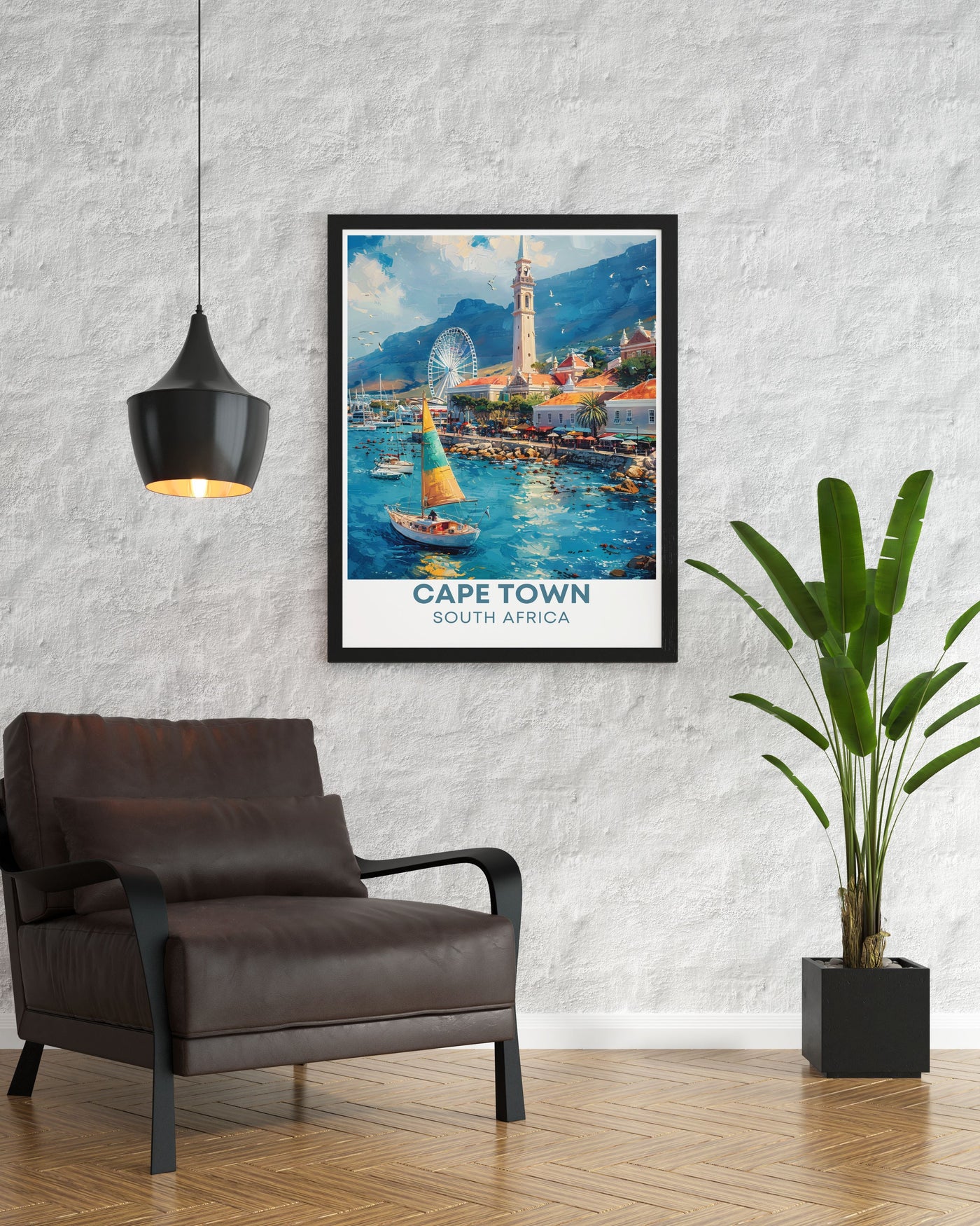 Cape Town Waterfront Travel Art Print
