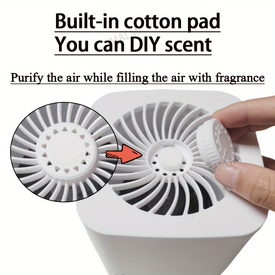 Air Purifier with HEPA & Carbon Filter for Home