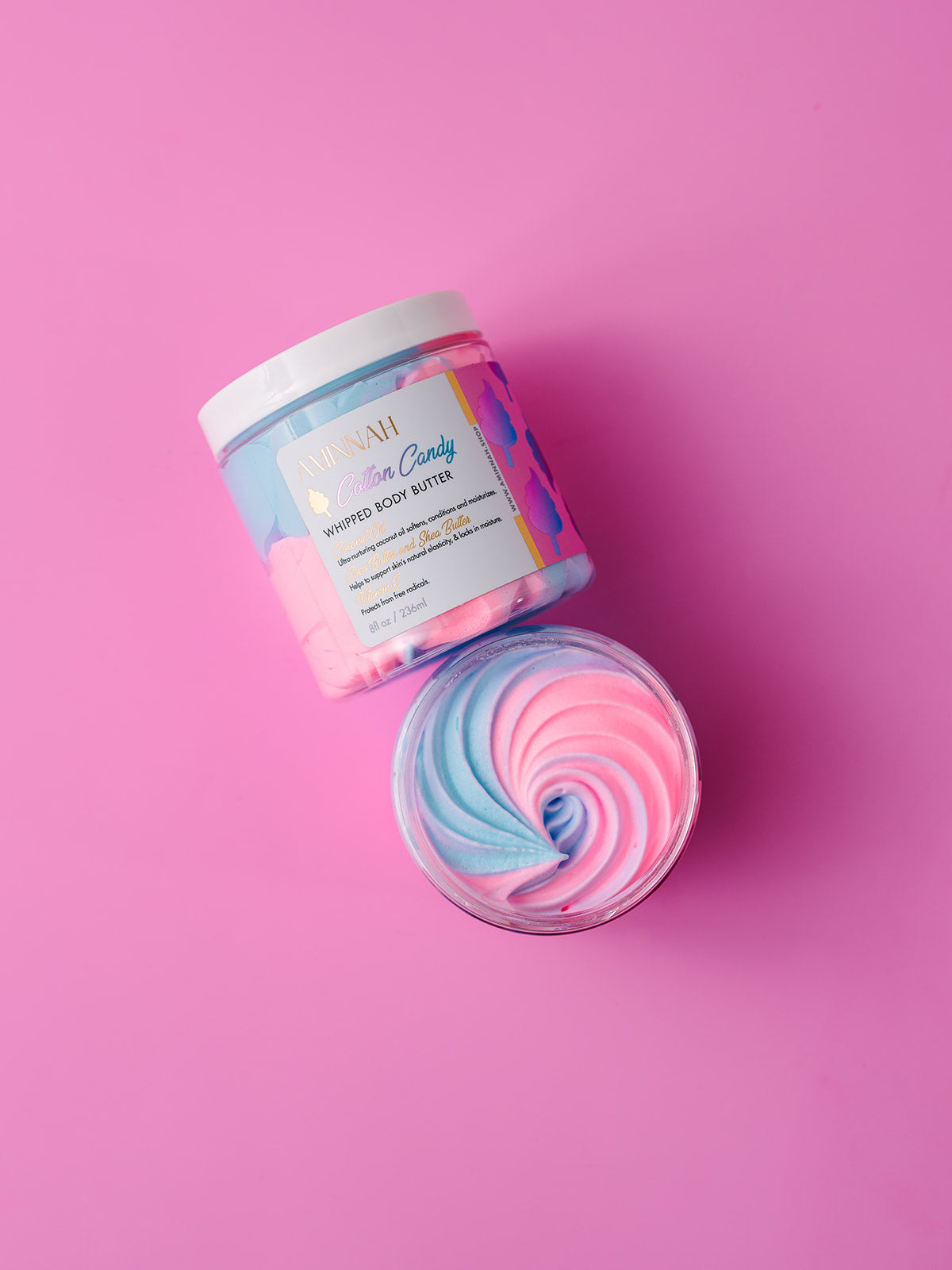 AMINNAH Cotton Candy Whipped Body Butter