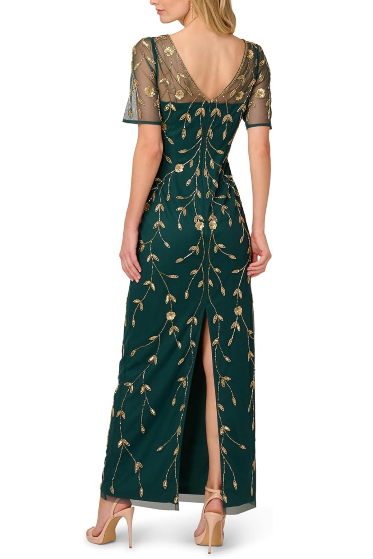 Adrianna Papell AD5E212396 Beaded Formal Dress