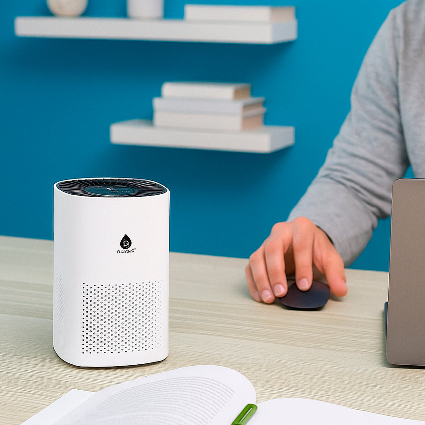 Pursonic HEPA Air Purifier and Essential Oils Bundle