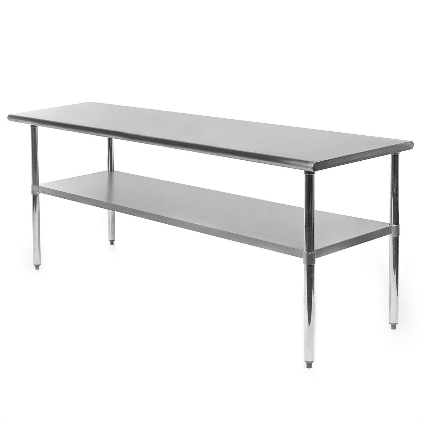 Stainless Steel Kitchen Prep Table, 72 x 24 inches