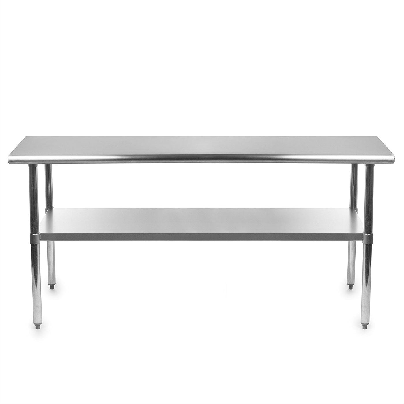 Stainless Steel Kitchen Prep Table, 72 x 24 inches
