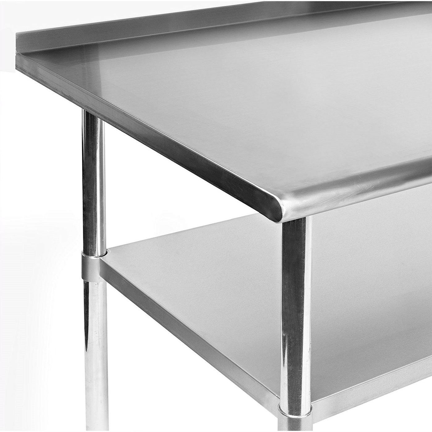 Stainless Steel Kitchen Prep Table, 72 x 24 inches