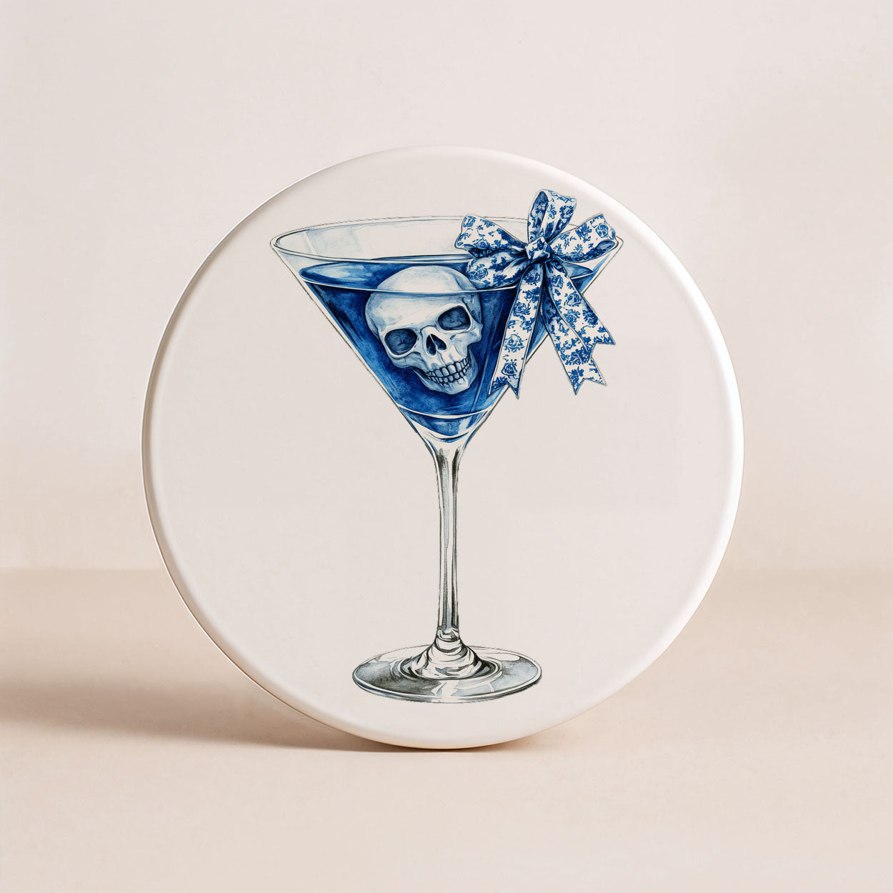 Chinoiserie Halloween Drink Coasters