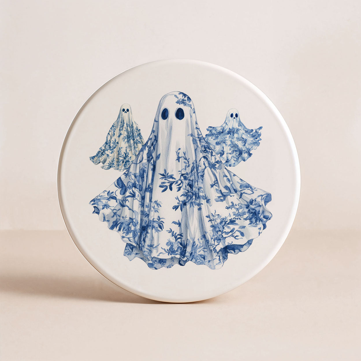 Chinoiserie Halloween Drink Coasters