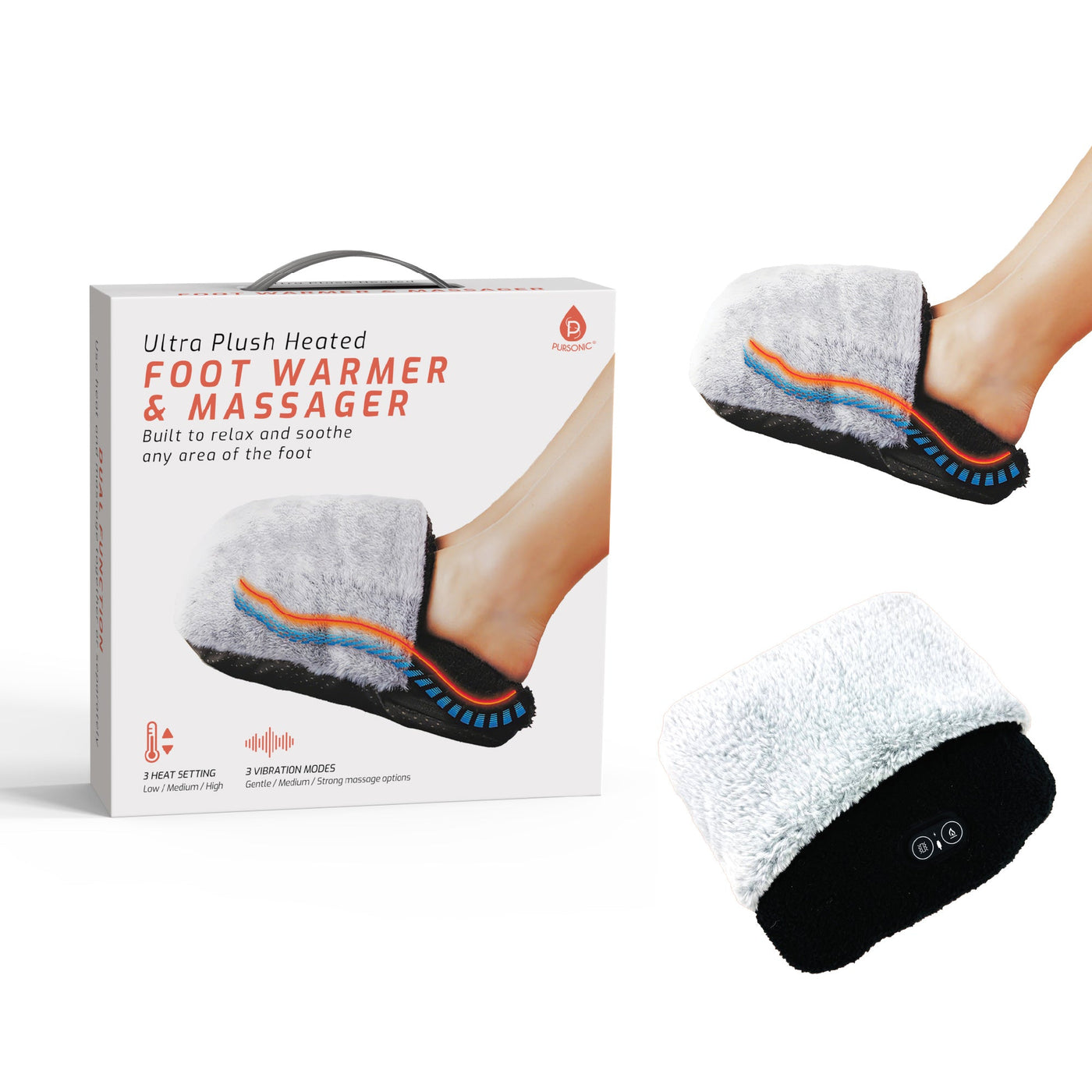 Pursonic Heated Foot Warmer and Massager