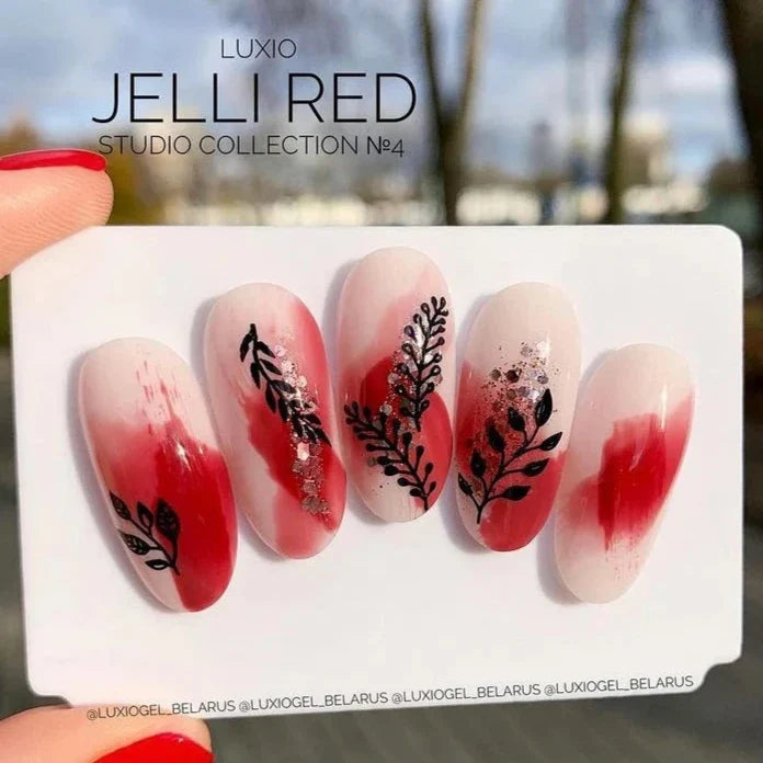 Luxio Jelli Red Gel Polish, 15 mL
