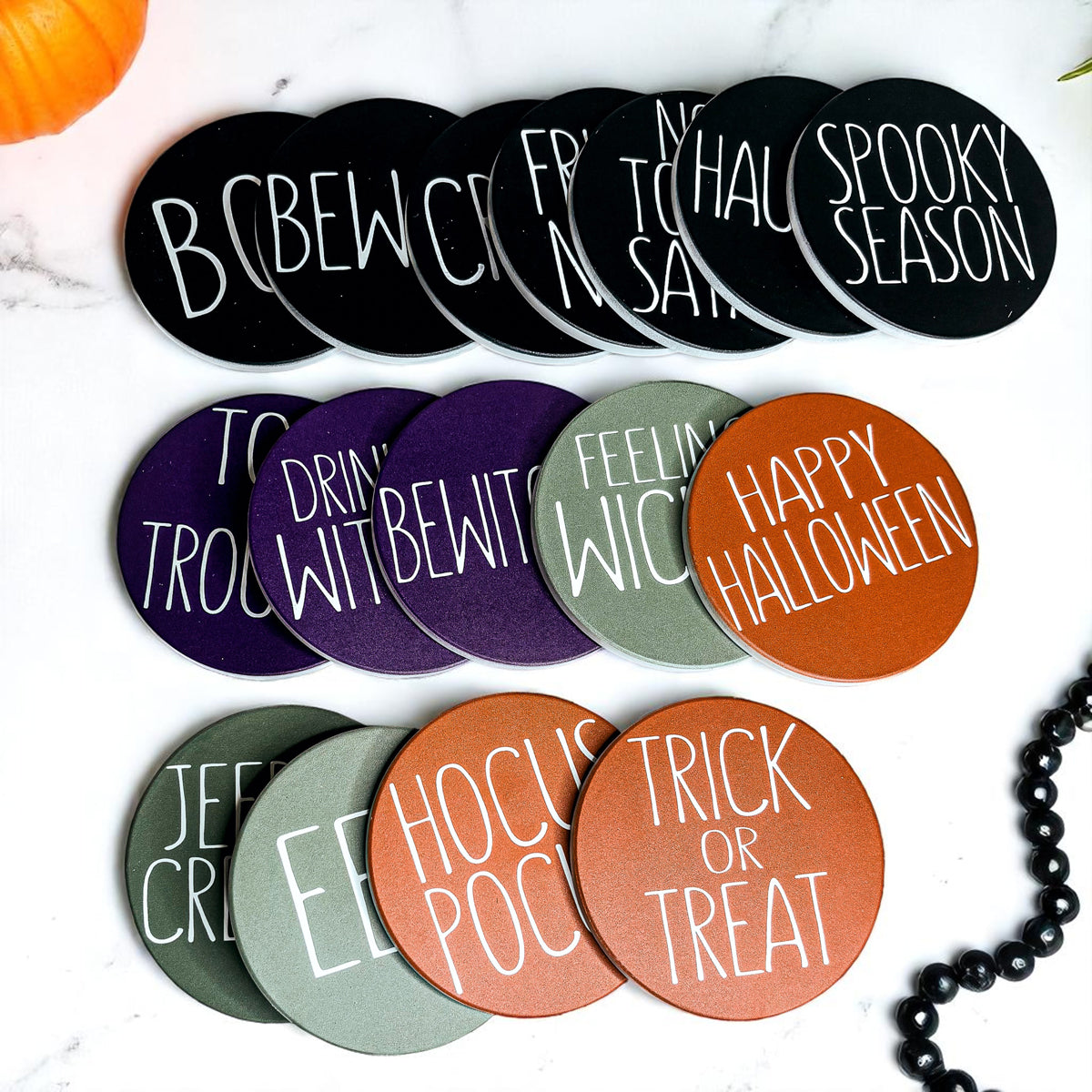 Halloween Drink Coasters