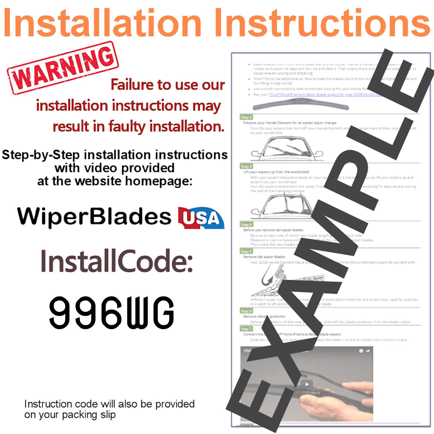 2007 Mitsubishi Raider Wiper Blades, Set of 2
