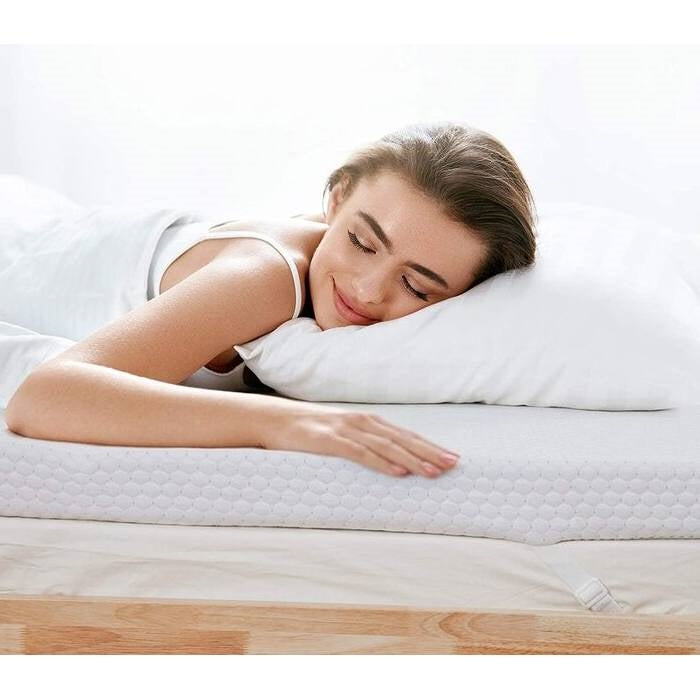 Twin 3-inch Memory Foam Mattress Topper with Cover