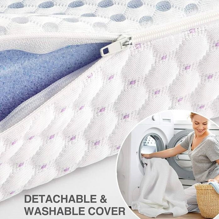 Twin 3-inch Memory Foam Mattress Topper with Cover