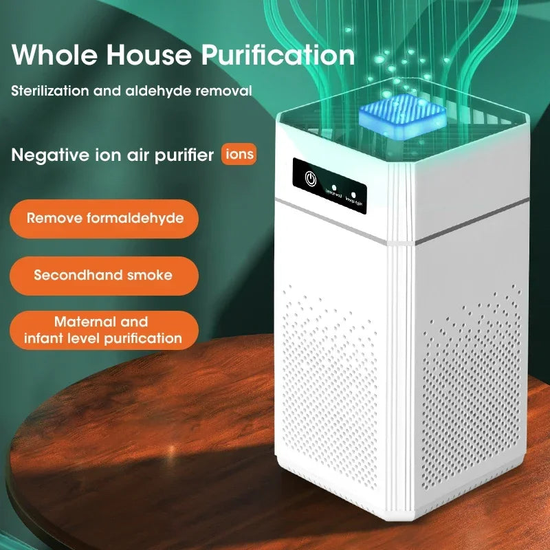 Negative Ion Air Purifier With HEPA Filter