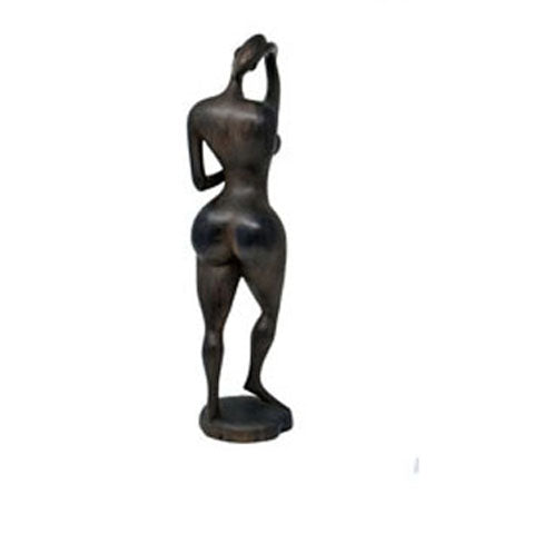Ninye Abstract Structure 09 Makonde Wood Sculpture