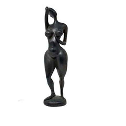 Ninye Abstract Structure 09 Makonde Wood Sculpture