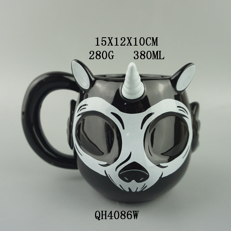 Ceramic Unicorn Halloween Mug