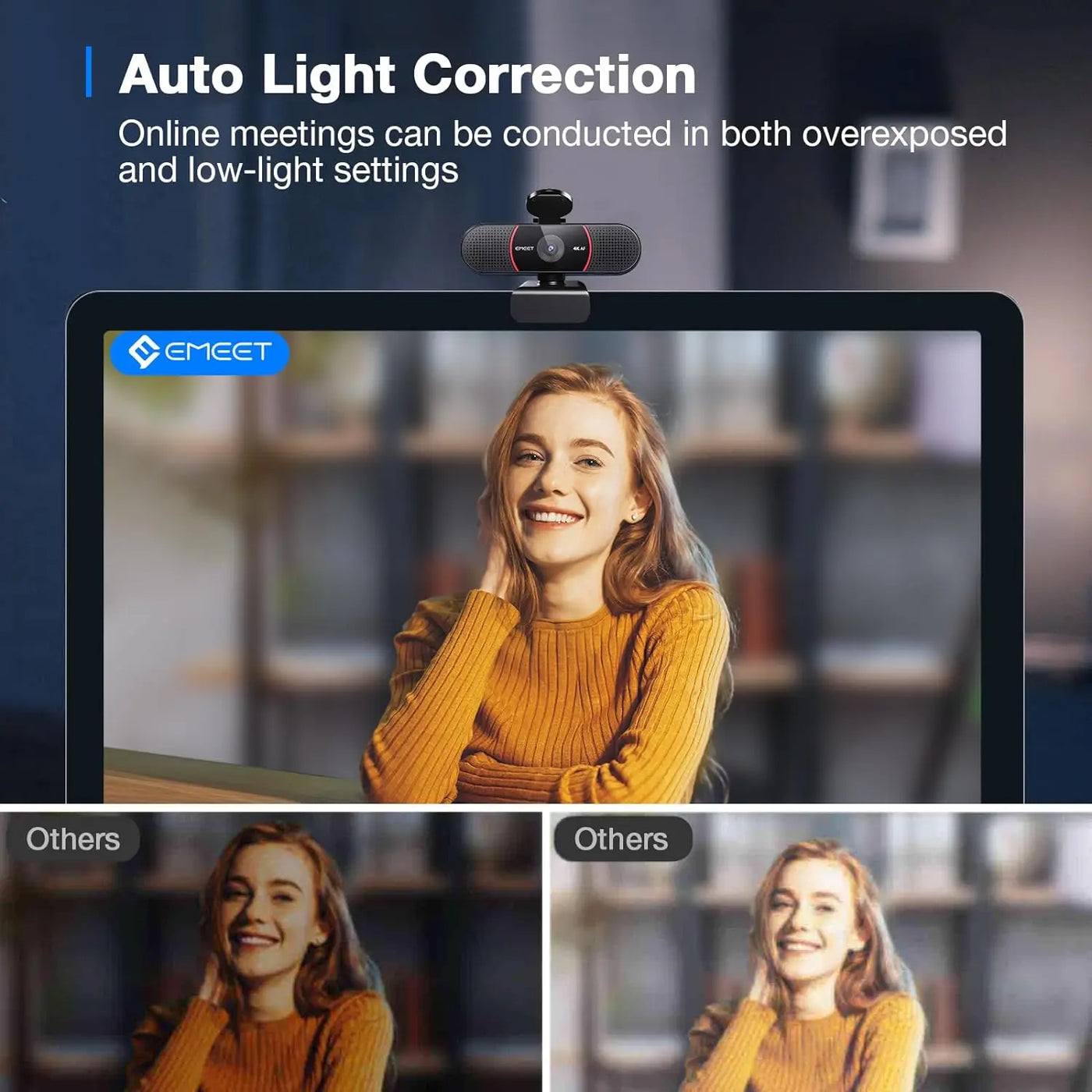 4K USB Autofocus Webcam with Tripod
