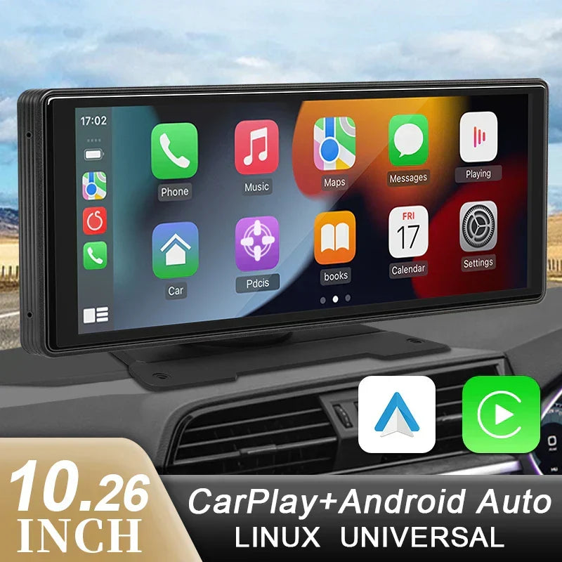 Universal Wireless CarPlay Android Auto Car Screen