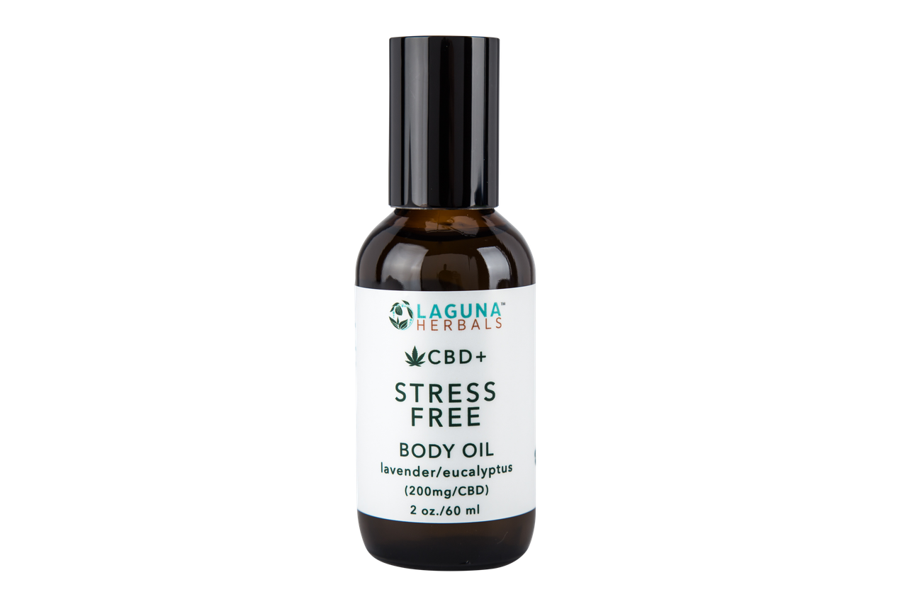 Laguna Herbals Stress Free CBD Body Oil, 2 oz