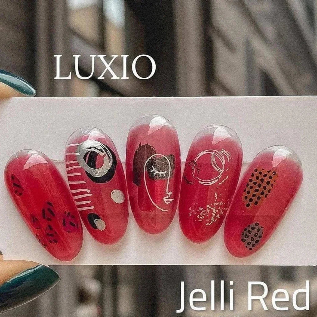 Luxio Jelli Red Gel Polish, 15 mL