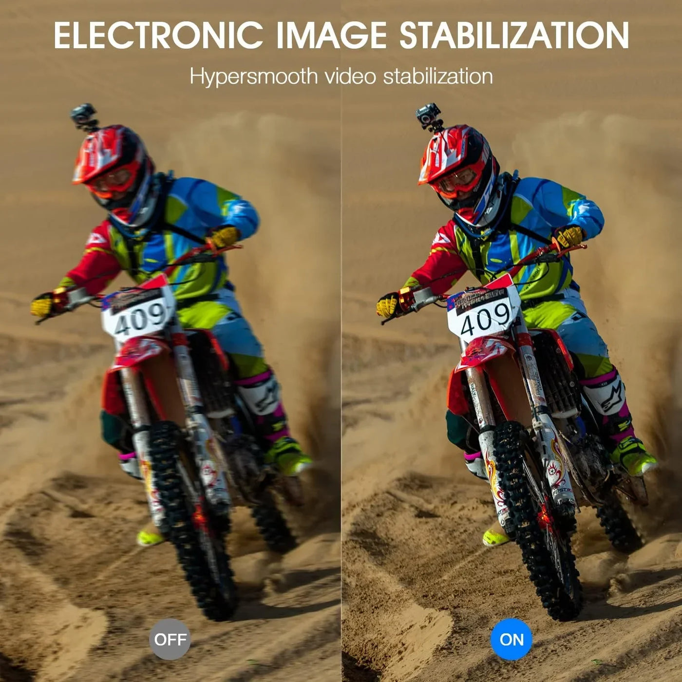 5K Dual-Screen Action Camera, Black