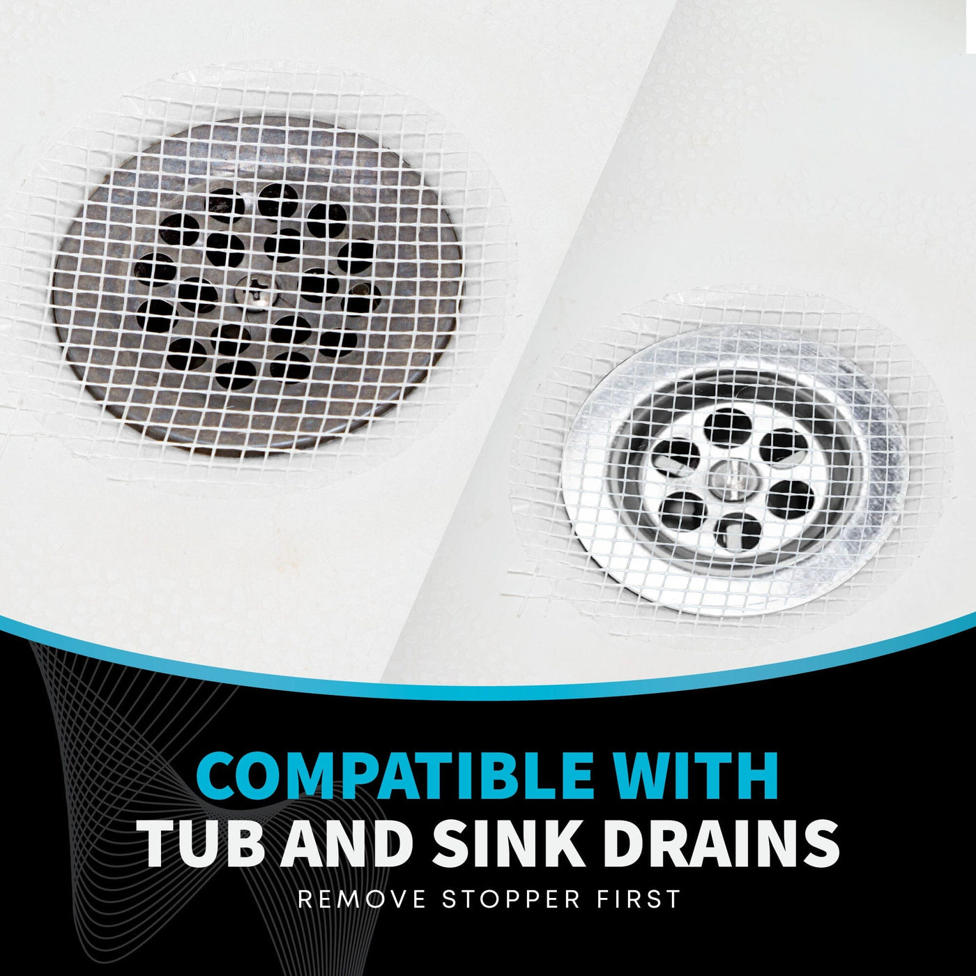 TubShroom Toss Disposable Drain Covers, 26-Pack