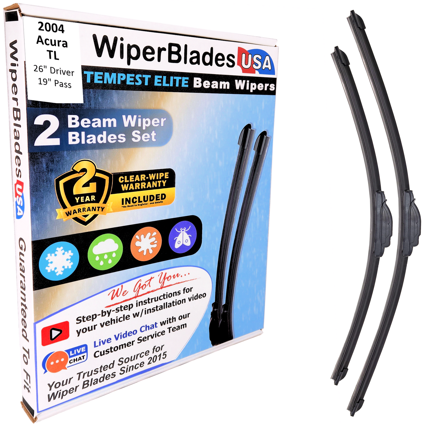 2004 Acura TL Wiper Blades, Set of 2
