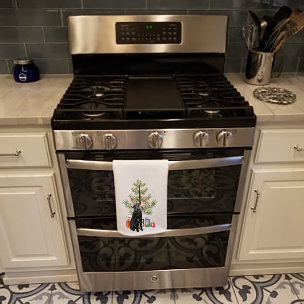 Schnauzer Christmas Kitchen Towels, Set of 2