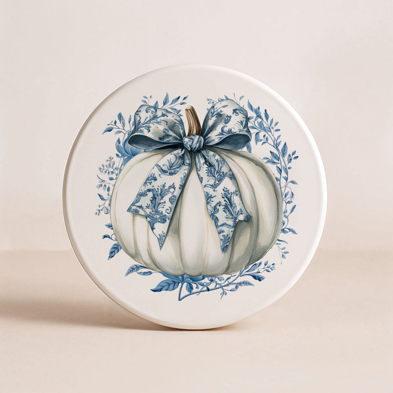 Chinoiserie Halloween Drink Coasters