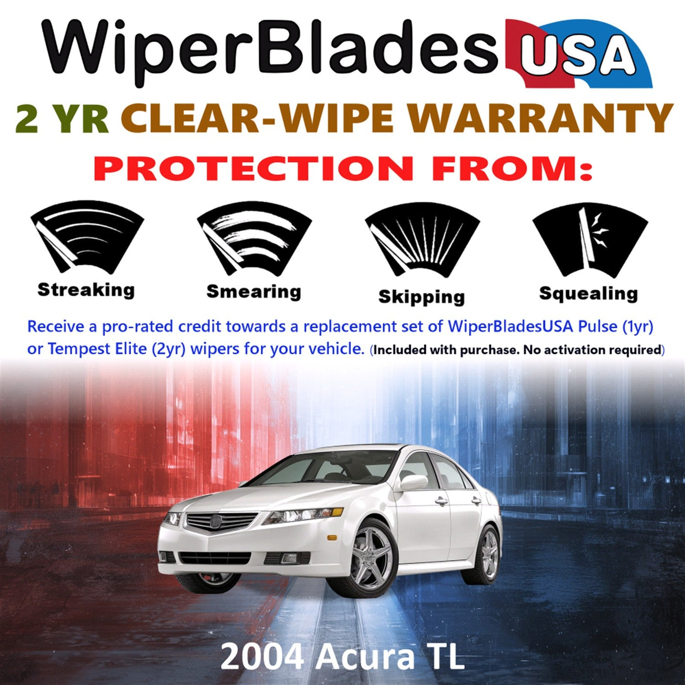 2004 Acura TL Wiper Blades, Set of 2