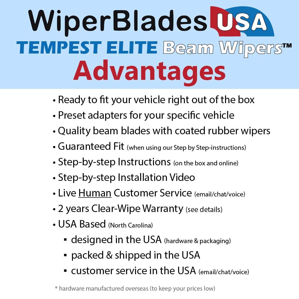 2023 Dodge Charger Wiper Blades, Set of 2