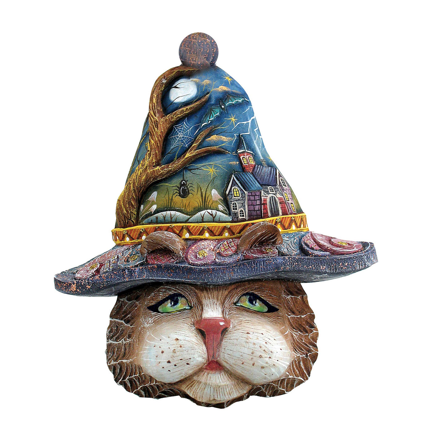 G. DeBrekht Halloween Eve Cat Door Decor