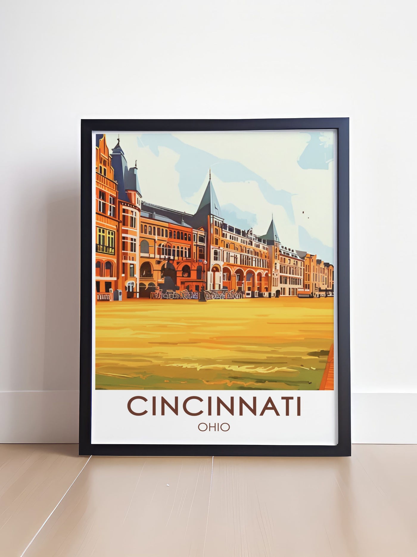 Cincinnati Music Hall Travel Art Print